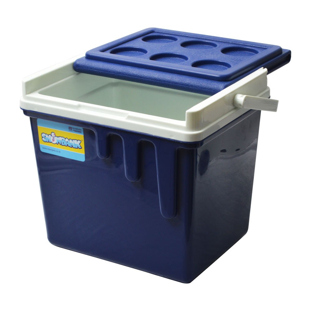 แก้วเยติ REANGWA STANDARD-SNOW BANK กระติกคูลเลอร์เหลี่ยม ฝาสไลด์ 18 ลิตร  มี 2 สี แดง และน้ำเงิน RW