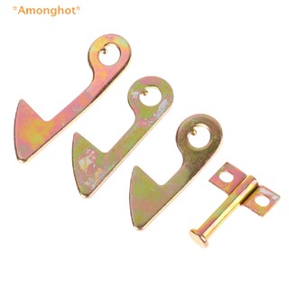 Amonghot&gt; อุปกรณ์ล็อคท้ายรถสกูตเตอร์ไฟฟ้า 1 ชุด (1 ล็อก + 2 คีย์ + ตะขอโลหะ 4 ชิ้น)