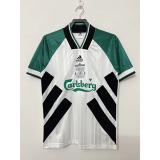 เสื้อกีฬาแขนสั้น ลายทีมชาติฟุตบอล Liverpool 93-95 สไตล์เรโทร