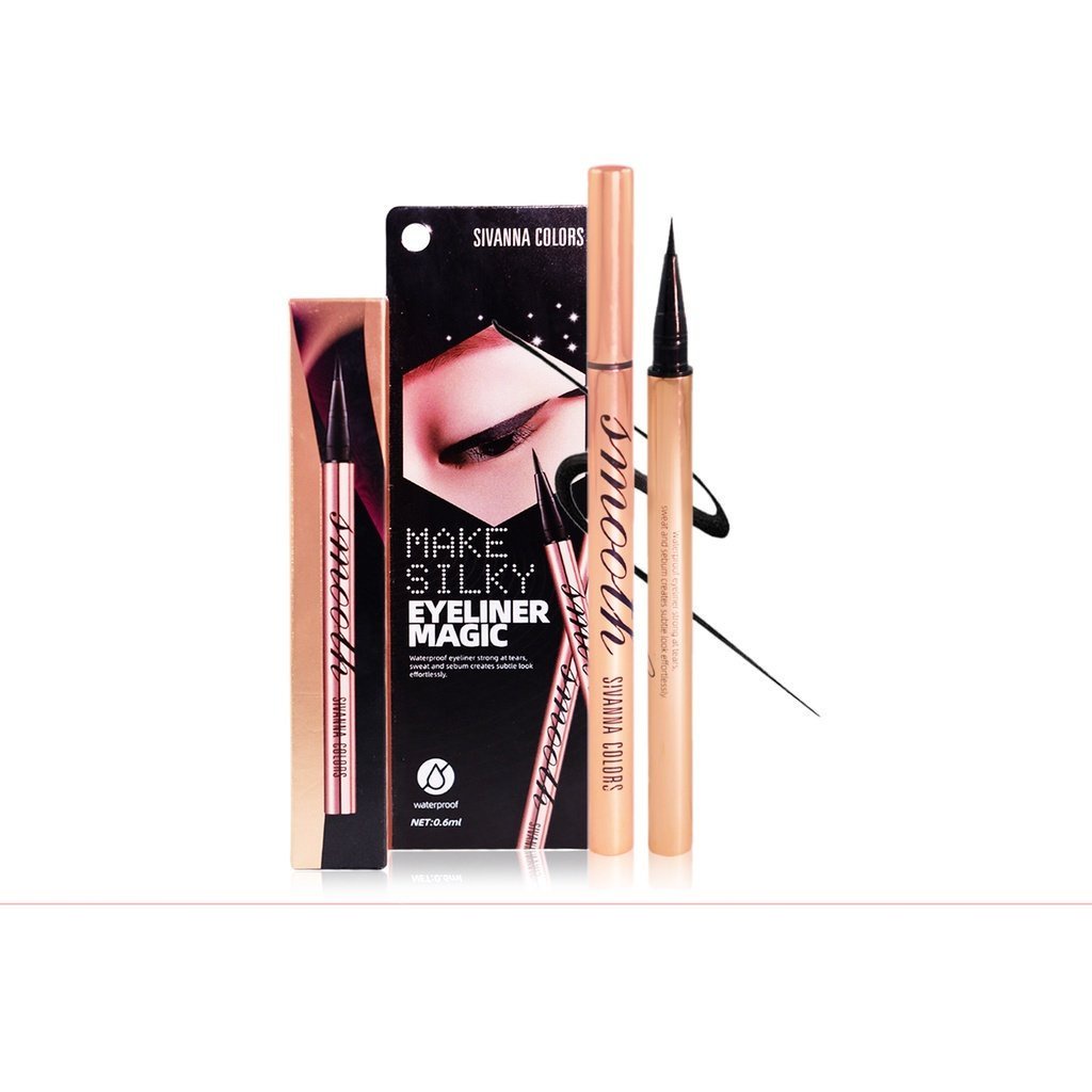♦️ของแท้·ส่งด่วน·OFS♦️Sivanna Make Silky Eyeliner Magic #HF9014 : ซิวานน่า เมค ชิลกี้ อายไลเนอร์ เมจิก x 1 ชิ้น dayse