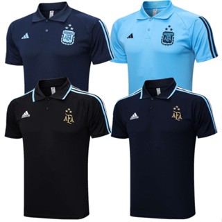 เสื้อโปโลแขนสั้น ลายทีมชาติฟุตบอล Argentina 22-23 ชุดเยือน สําหรับผู้ชาย