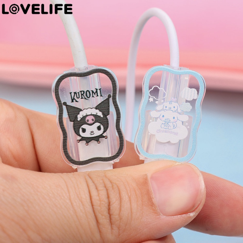 [ Featured ] ปลอกหุ้มสายชาร์จ TPU ขนาดกะทัดรัด แบบพกพา สําหรับ Iphone 1 ชิ้น