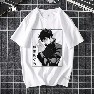 Jujutsu Kaisen Yuji  Itadori Japanese Style Animation Men and Women Short Sleeve Tshitr Summer Hip Hop Womens Wear_03