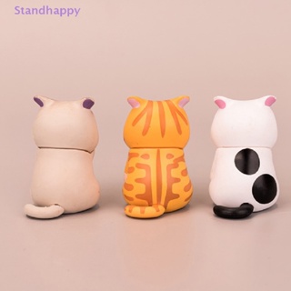 Standhappy โมเดลฟิกเกอร์เรซิ่น รูปการ์ตูนแมวนําโชค DIY สําหรับตกแต่ง 1 ชิ้น