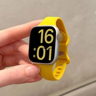 สายนาฬิกาข้อมือ ซิลิโคนนิ่ม ลายดาว สําหรับ AW watch ultra 11 10 9 8 7 6 SE 5 4 3 2 i-watch 42/46/49/41 มม. 45 44 42 38 มม. 40 มม.