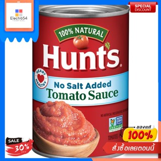 No Salt Added Tomato Sauce Hunts 425 G