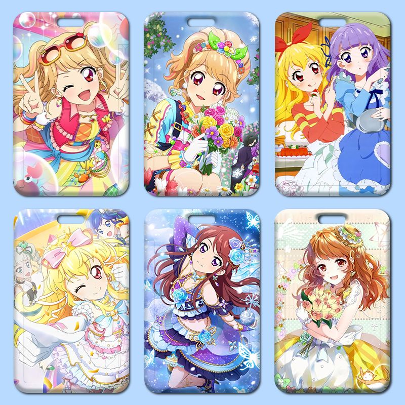 ซองใส่บัตรประจําตัวประชาชน แบบแข็ง ลายการ์ตูนอนิเมะ Aikatsu Stars DIY สําหรับนักเรียน โรงเรียน