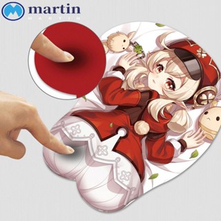 Martin แผ่นรองเมาส์ซิลิโคน 3D สําหรับเล่นเกมคอมพิวเตอร์ แล็ปท็อป Zhongli