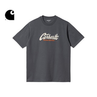 Carhartt WIP เสื้อยืด แขนสั้น พิมพ์ลายโลโก้ โมโนแกรม ระบายอากาศ เหมาะกับฤดูใบไม้ผลิ ฤดูร้อน สําหรับผู้ชาย 231423เค