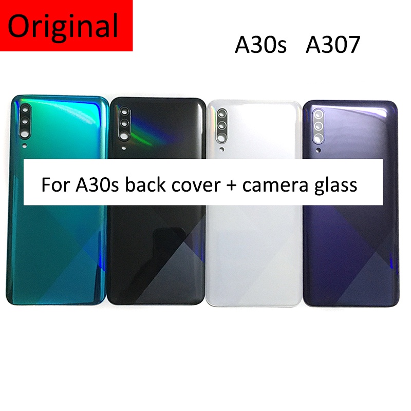 สําหรับ SAMSUNG Galaxy A30s A307 A307FN A307G A307GN โทรศัพท์แบตเตอรี่ฝาหลังกรณีประตูด้านหลัง + กรอบ
