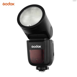 Godox V1C Professional Camera Flash Speedlite Speedlight Round Head Wireless 2.4G Compatible with  EOS Series 1500D 3000D 5D Mark lll 5D Mark ll for Wedding Portrait Studio Ph