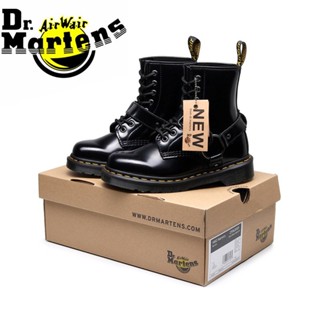 Dr.martens รองเท้าบูทมาร์ตินลําลอง หนัง แต่งหัวเข็มขัดสองด้าน พลัสไซซ์ 3JWO