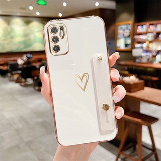 เคสโทรศัพท์มือถือซิลิโคน กันกระแทก ลายหัวใจ หรูหรา สําหรับ Xiaomi POCO M3 Pro 4G 5G Redmi Note 10 5G Note 10T 5G