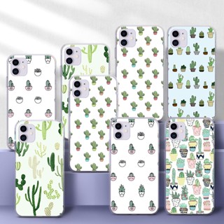 เคสโทรศัพท์มือถือแบบนิ่ม TPU ใส ลายต้นกระบองเพชร 43M สําหรับ Samsung S30 Plus S21 S30 Ultra S30 S7 S8 S9