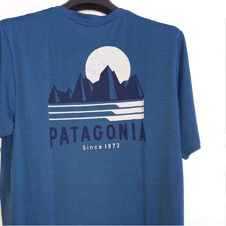 เสื้อยืดคอกลม แขนสั้น ผ้าฝ้าย ทรงหลวม ลายต้นมะพร้าว และหมวดหมู่ Patagonia Bata แฟชั่นสําหรับผู้ชาย