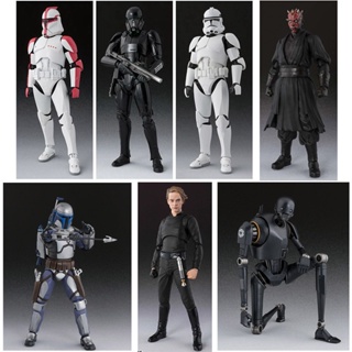 Shf SHFiguarts โมเดลฟิกเกอร์ Star Wars Articulado Stormtrooper Luke Skywalker Darth Maul Darth Vader