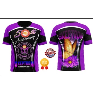 เสื้อยืด ลายครบรอบ 50 ปี AKP Alpha Kappa Rho Full Sublimation Frat (Skeptron) ZTX264