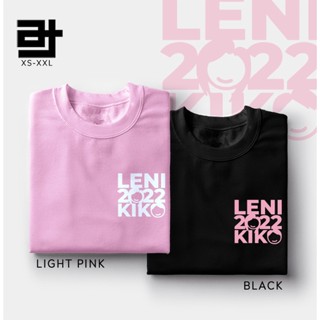 เสื้อยืดเด็กผช - AvidiTee AT Leni Robredo Kiko 2022 การเลือกตั้งสีชมพู v50 เสื้อเชิ้ต Unisex ที่กํา เสื้อยืดคอกลม