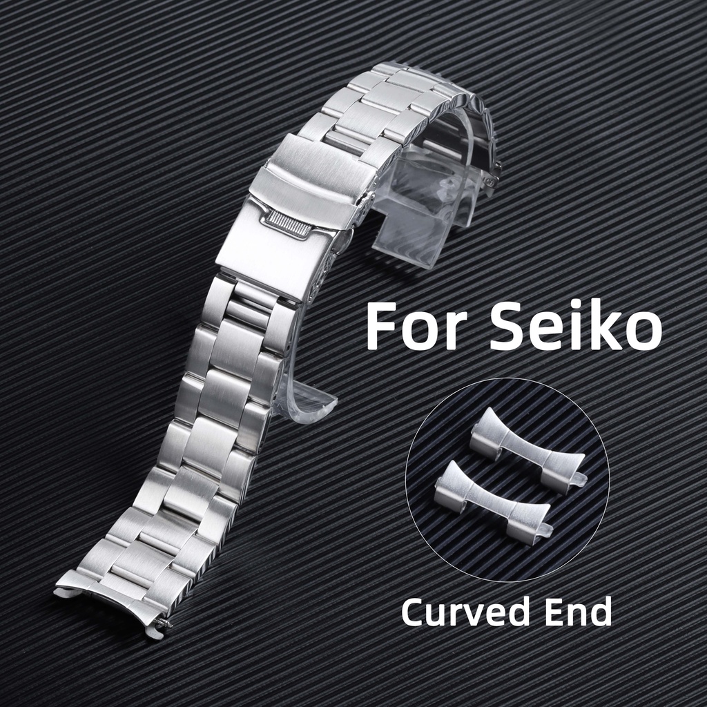 สายนาฬิกาข้อมือ สเตนเลส โลหะ พรีเมี่ยม หรูหรา สําหรับผู้ชาย ผู้หญิง Seiko SKX009 Diver Oyster Watchband Bracelet Wristbelt 20 มม. 22 มม.