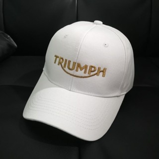 หมวกเบสบอล ปักลายโลโก้ Triumph สําหรับขี่รถจักรยานยนต์