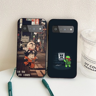 เคสโทรศัพท์มือถือ ลายปิกาจู สติตช์ สวมใส่สบาย พร้อมสายคล้อง สําหรับ Google Pixel 6 7 6A 7A 7 Pro Pixel7 Pixel7A