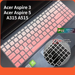 ใหม่ เคสคีย์บอร์ด ซิลิโคนนิ่ม สําหรับ Acer Aspire 3 A315 A315-59 A315-24P A515-57 Aspire 5 A515 Aspire 5 15.6 นิ้ว N22C6 N23C3 2022 S50-54