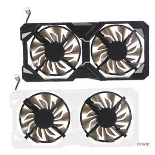 Zzz พัดลมระบายความร้อนการ์ดจอ GPU สําหรับ Zotac P106-100 6GB GTX1060 ZT-M10600A-10B 1 คู่