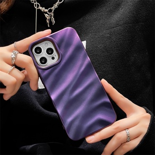 เคสโทรศัพท์มือถือ แบบนิ่ม สีม่วงเข้ม สําหรับ iPhone XR 11 13 14 12 12Pro 12promax 11promax 13Pro 13promax XSmax X XS 14plus 14 14promax 11