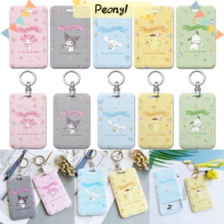 ※PEONY※ Cartoon Credit Card Holders Child Bank ID Holders Business Card Holder Cute Women Men Student Supplies Badge Bus Card Cover Case