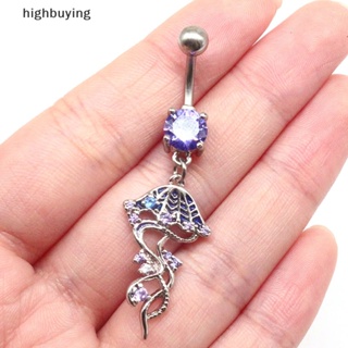 [highbuying] แฟชั่น เงา ฝัน แมงกะพรุน จี้ สะดือ แหวน สเตนเลส ท้อง ปุ่ม แหวน สวยงาม สะดือ ร่างกาย แฟชั่น เครื่องประดับ ใหม่ พร้อมส่ง