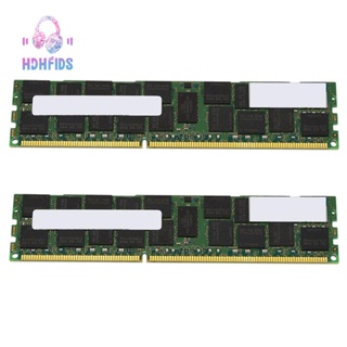 หน่วยความจําเซิร์ฟเวอร์ DDR3 16GB 1600MHz ECC REG 240 Pins PC3L-12800R สําหรับ Intel AMD Desktop RAM Memoria 2 ชิ้น