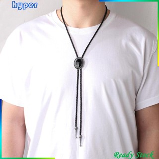 [ Bolo Tie สร้อยคอโซ่ ทรงวงรี สไตล์วินเทจ ของขวัญวันเกิด สําหรับปาร์ตี้ วันหยุด