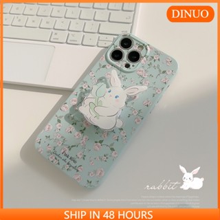 เคสโทรศัพท์มือถือ ซิลิโคนนิ่ม ลายดอกไม้ สไตล์เรโทร พร้อมที่ตั้งวาง สําหรับ Iphone 13 14promax 11 12 14