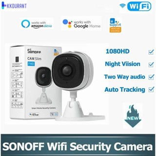 Sonoff Cam Slim Wifi Smart Security Camera 1080P Mini Baby Monitor,การตรวจจับการเคลื่อนไหวเสียงแบบสองทิศทางในประเทศ KDURANT