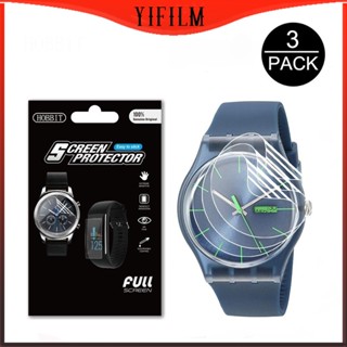 Yifilm ฟิล์มกันรอยหน้าจอ LCD กันรอยขีดข่วน สําหรับ Swatch Mens SUON700 YVS423G SUSN409 YAS100G GM415 SUOL700 3 แพ็ก