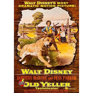 DVD ดีวีดี Old Yeller (1957) เพือนแท้คู่ชีวิต สุนัขล่าคู่ชีวิต (เสียง ไทย /อังกฤษ | ซับ อังกฤษ) DVD ดีวีดี