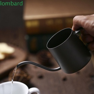 Lombard หม้อชงกาแฟสแตนเลสแบบแขวน 350 มล. พร้อมฝาปิดไม้ไผ่