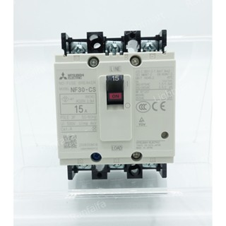 เบรกเกอร์ 3P 30CS-15A (1.5kA) Mitsubishi