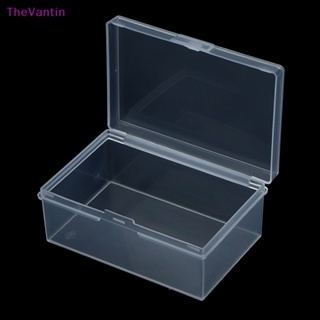 Thevantin กล่องพลาสติกใส ทรงสี่เหลี่ยม พร้อมฝาปิด สําหรับเก็บสะสม