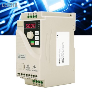  Leo310 อินเวอร์เตอร์ไดรฟ์ความถี่ตัวแปร VFD 3 เฟส AC380V อินพุตเอาต์พุต Universal สำหรับมอเตอร์พัดลม 0.75KW พร้อม RS485