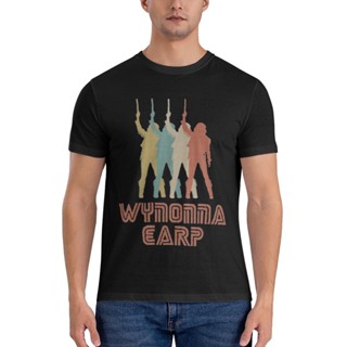 เสื้อยืด พิมพ์ลาย Wynonna Earp Wayhaught Earp Syfy Win4 Wynonna Melanie Scrofano Kat Barrell แฟชั่นสําหรับผู้ชาย
