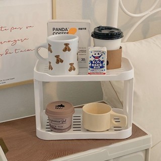 HERA ชั้นวางเครื่องปรุง 2ชั้น ชั้นวางแก้วน้ํา ชั้นวางของในครัว Water Cup Storage Rack Kitchen Seasoning Bottle Storage