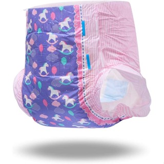 ABDL (ส่งจากประเทศไทย) Adult Baby Diaper ผ้าอ้อมผู้ใหญ่ Adult Diaper สำหรับ ABDL Little for Big Little Fantasy 1 ตัว