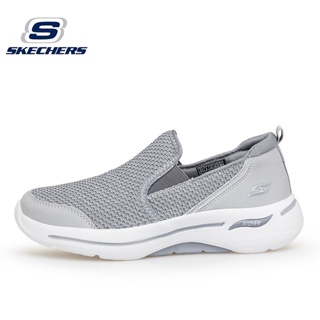 Skechers_ GOWALK ArchFit รองเท้ากีฬา รองเท้าวิ่งลําลอง ผ้าตาข่าย ระบายอากาศ ความยืดหยุ่นสูง สําหรับผู้ชาย