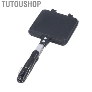 Tutoushop Grill Frying Pan Aluminium Alloy Maker for Picnics