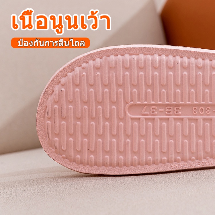 รองเท้าไซส์ใหญ่ รองเท้าผู้ชายลำลองสไตล์เกาหลี ฤดูร้อนรอบหัวรองเท้าแตะผู้หญิงพื้นนุ่มและ