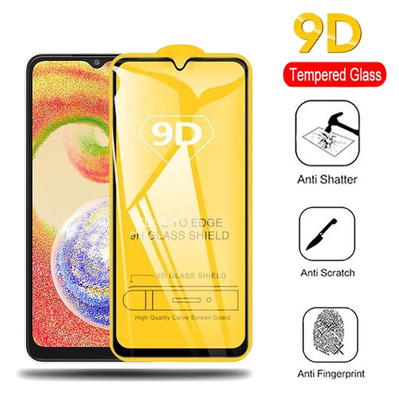 9D ครอบคลุมกระจกนิรภัยใช้สำหรับ Samsung ss Galaxy A56 A36 A26 A16 A06 S24 FE A55 A35 A05 A05s A04 A0