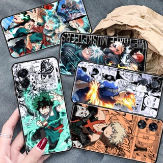 เคสโทรศัพท์ซิลิโคน TPU กันกระแทก ลาย My Hero Academia มีลายด้านข้าง สําหรับ OPPO A7 A5S A12 A12S A11S A33 A11 A9 A5 2020 A12E A15 A15S A16 A32 A53 A53S A36 A76 A96 A52 A72 A92 4G