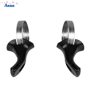 【Anna】Handle Thumb Grips Nylon+Steel 1 Pair Black Cycling Parts For Road Bike