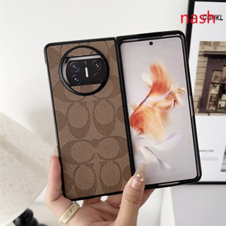 เคสโทรศัพท์มือถือหนัง กันกระแทก กันรอยนิ้วมือ หรูหรา สําหรับ Huawei Mate X3